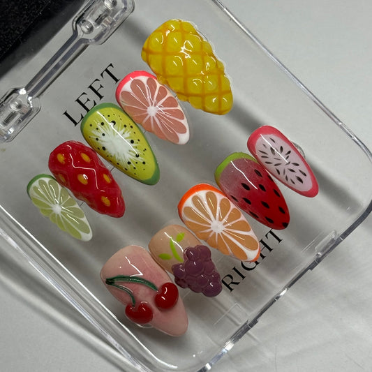 3D fruit set