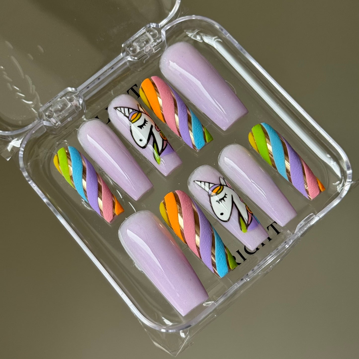 Purple unicorn set