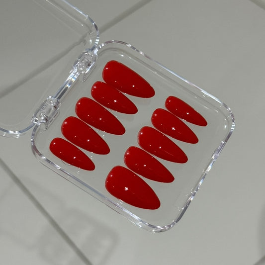 Plain red set