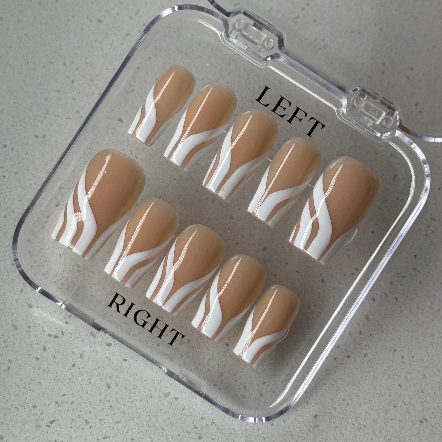 Nude set with french lines