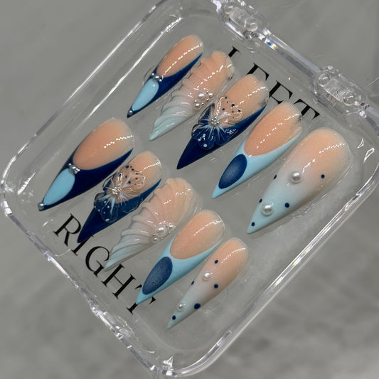 Blue aura set with 3D art