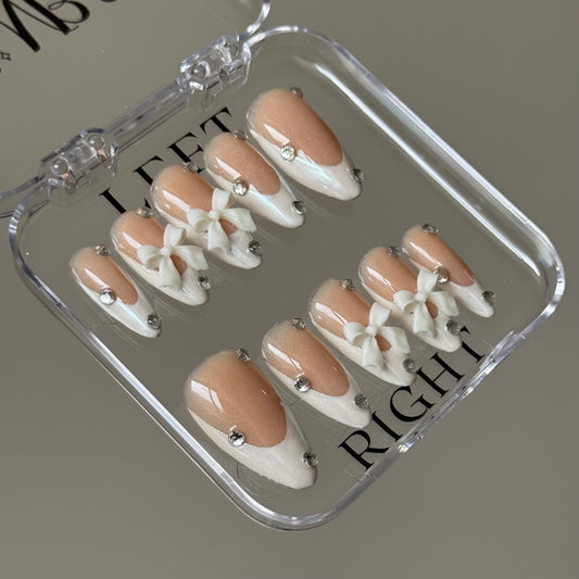 French with stones and bows