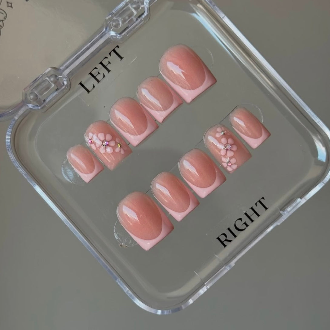 French set with flowers