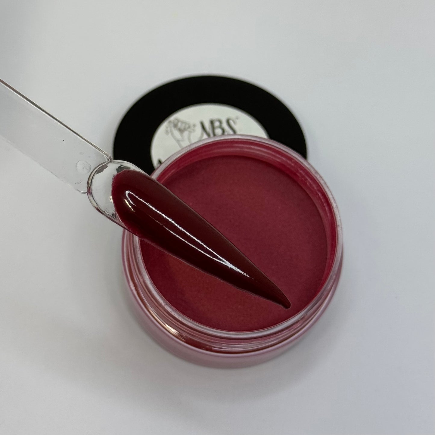 maroon acrylic powder